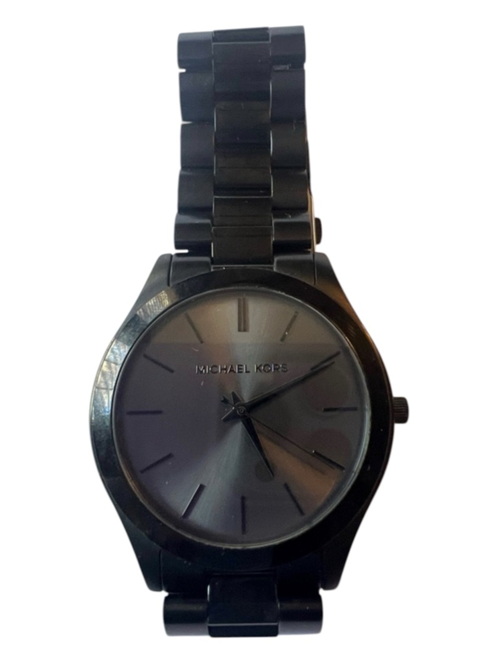Unisex Slim Runway Ion-Plated Stainless Steel Bracelet Watch 44mm - Picture 4 of 10